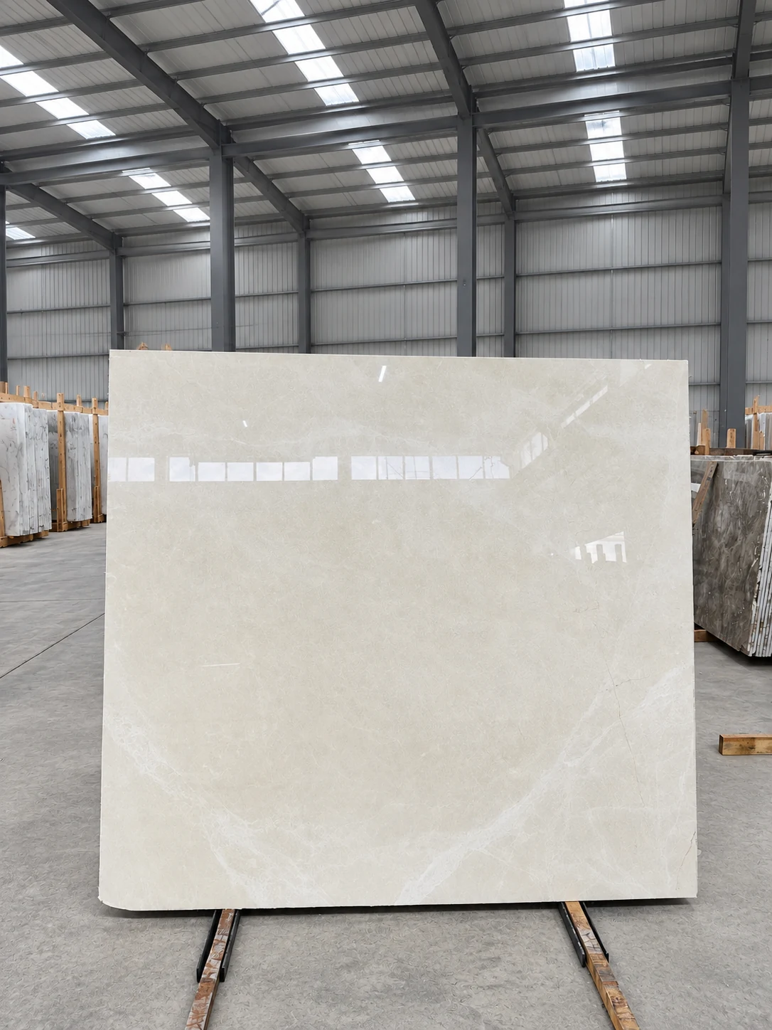 Crema Royal Beige polished full slab